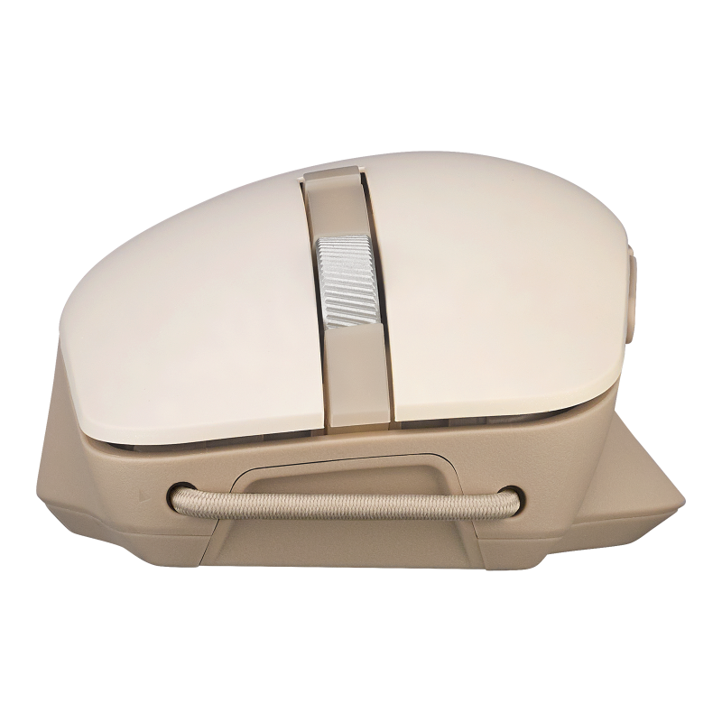 ASUS SmartO 靜音無線滑鼠 (MD200)燕麥奶色