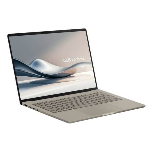 ASUS Zenbook A14 (UX3407)沙暮金+電腦包