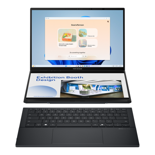 ASUS Zenbook DUO (UX8406)墨灰色+電腦包